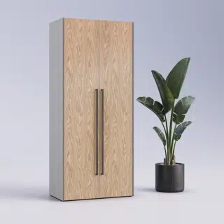 Шкаф лофт FLAT | двустворчатый