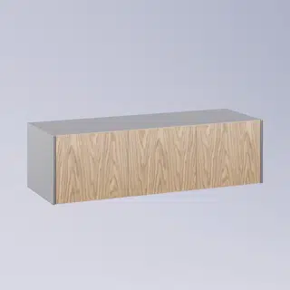 Антресоль лофт FLAT | трехстворчатая